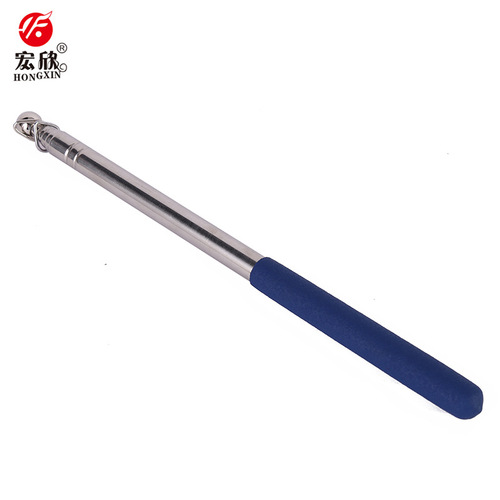 Stainless steel guide flagpole flag retractable outdoor 1m 1.2m 1.6m teaching pointer rubber sleeve wholesale