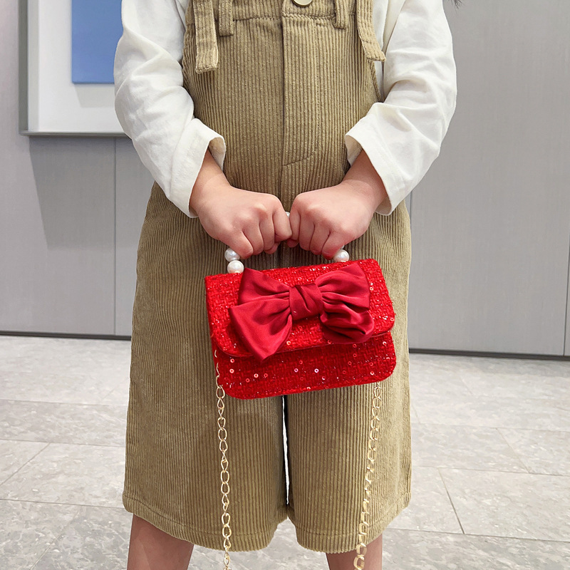 Bolsos infantiles, bolsos de arco, bolsos de moda, bolsos de princesa, bolsos de hombro para niñas, bolsos de cambio para reducir la carga