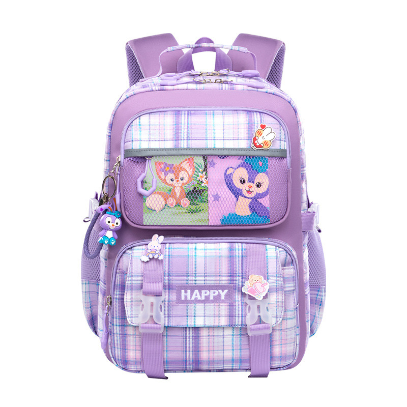 Bolso de la escuela transfronteriza niñas 1-3-6 grado mochila escolar de dibujos animados niñas niños Escuela Primaria mochila
