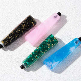 厂家批发梦幻滴胶树脂手柄幻境蓝色粉色印章把柄工具配件火漆印章