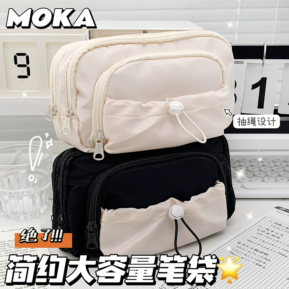 Сумка для ручек для ручек с пятью слоиными сумками для ручек для девочек 2024 новый многофункциональный сумка для хранения для учащихся начальной и средней школы