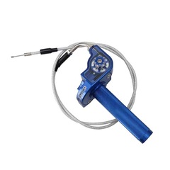 オートバイ改造部品 CNC可視スロットルハンドル スロットルケーブル付き 22mm大型スロットルハンドル 大型スロットルアクチュエーター
