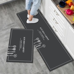 北歐系列廚房墊家用長條吸水腳墊衛生間廚房吸油耐髒地墊