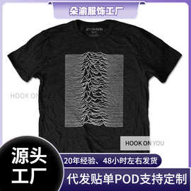 跨境速卖通Joy Division无线电波图 快乐分裂摇滚音乐朋克复古经