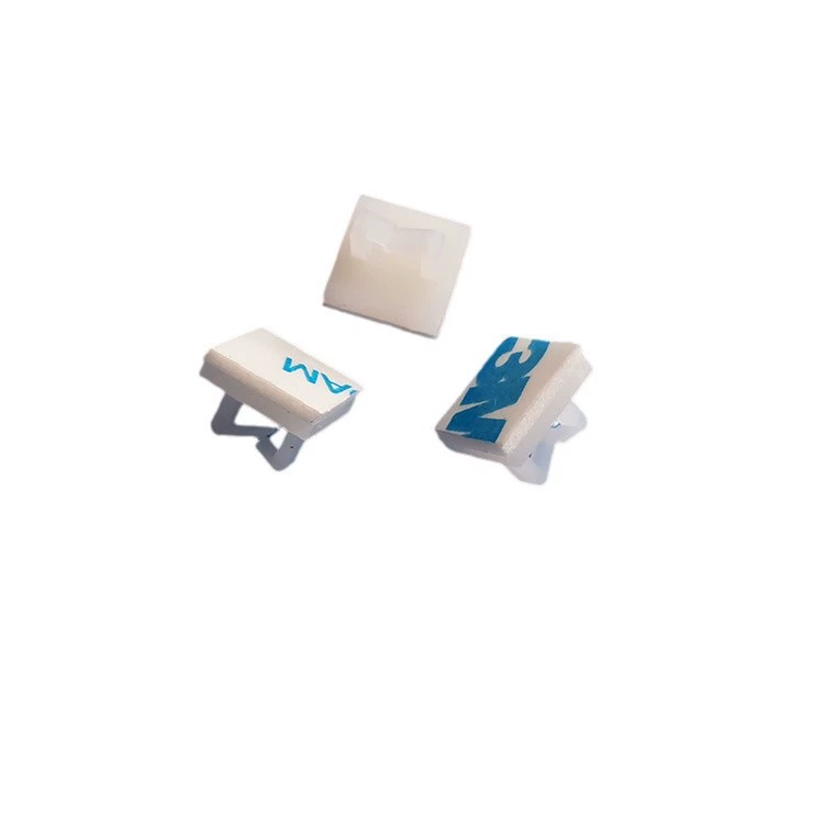 Клипса для фиксации провода Supply NC1010, клейкое крепление, маленькая белая проволочная клипса