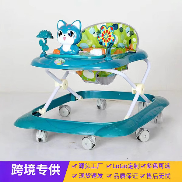 婴儿学步车防o型腿多功能防侧翻一岁宝宝三合一可坐婴儿车助步车