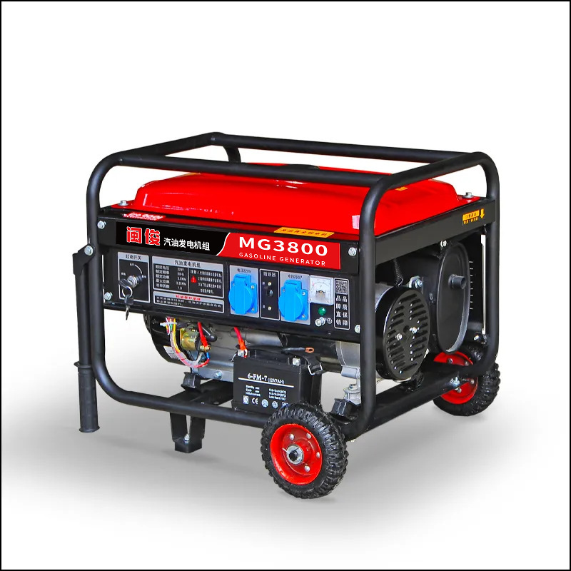 4kw汽油发电机220v家用户外小型3/5/8kW10千瓦380伏变频省油三相