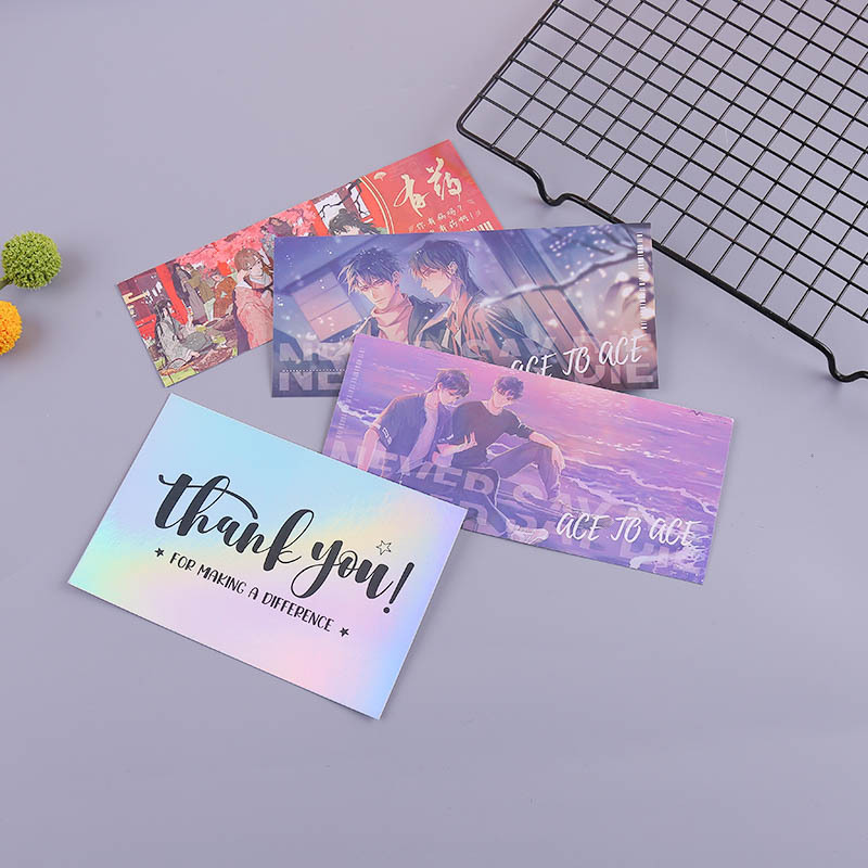 Wholesale custom making Polaroid laser tickets starry sky cards square cards postcards ticket stubs bookmarks