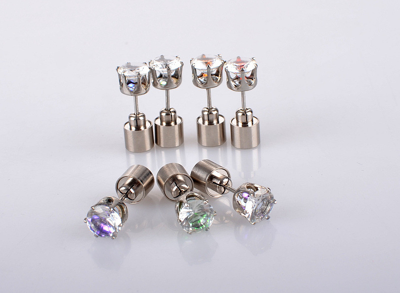 Novelty Fashion Geometric Alloy Plating Unisex Ear Studs display picture 4