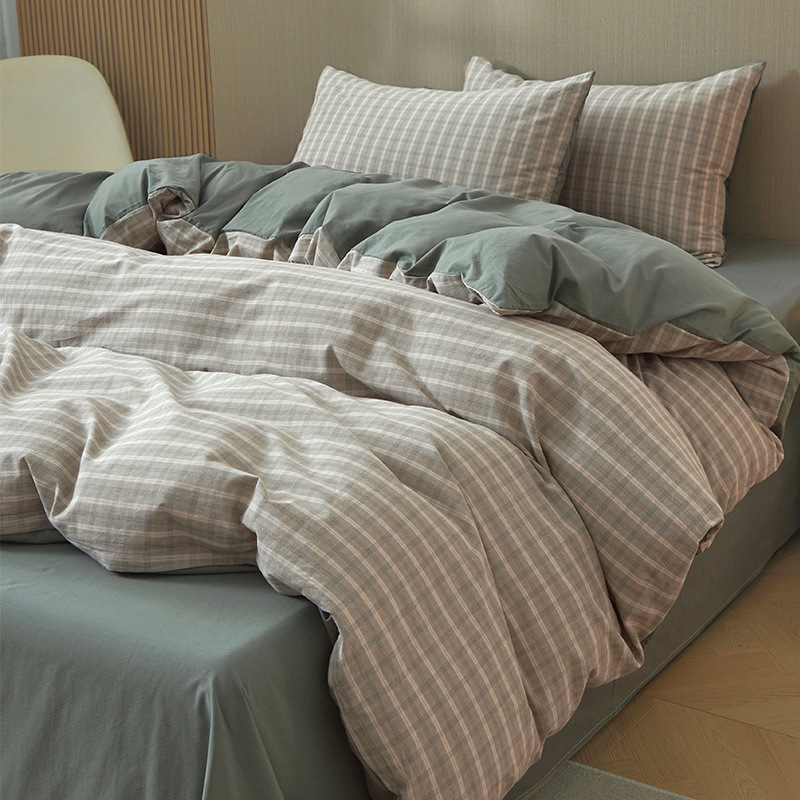Cuatro piezas de algodón 2025 nuevo colchón sábanas de tres piezas de cuatro estaciones conjuntos de dormitorio universal