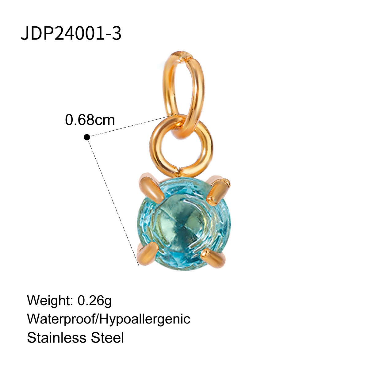Europa y los Estados Unidos transfronterizos inswind moda exquisita 18k oro acero inoxidable diciembre joyería accesorios joyería al por mayor image 16