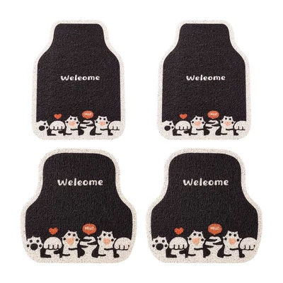 Mats for Girls, Cartoon Cute Car: Universal Foot Pad