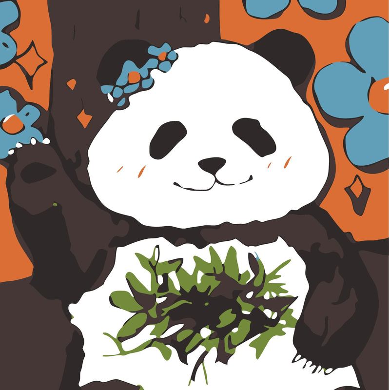 新しい漫画デジタル油絵DIY塗り絵ラブブサンリオ手作り塗り絵装飾画卸売|undefined