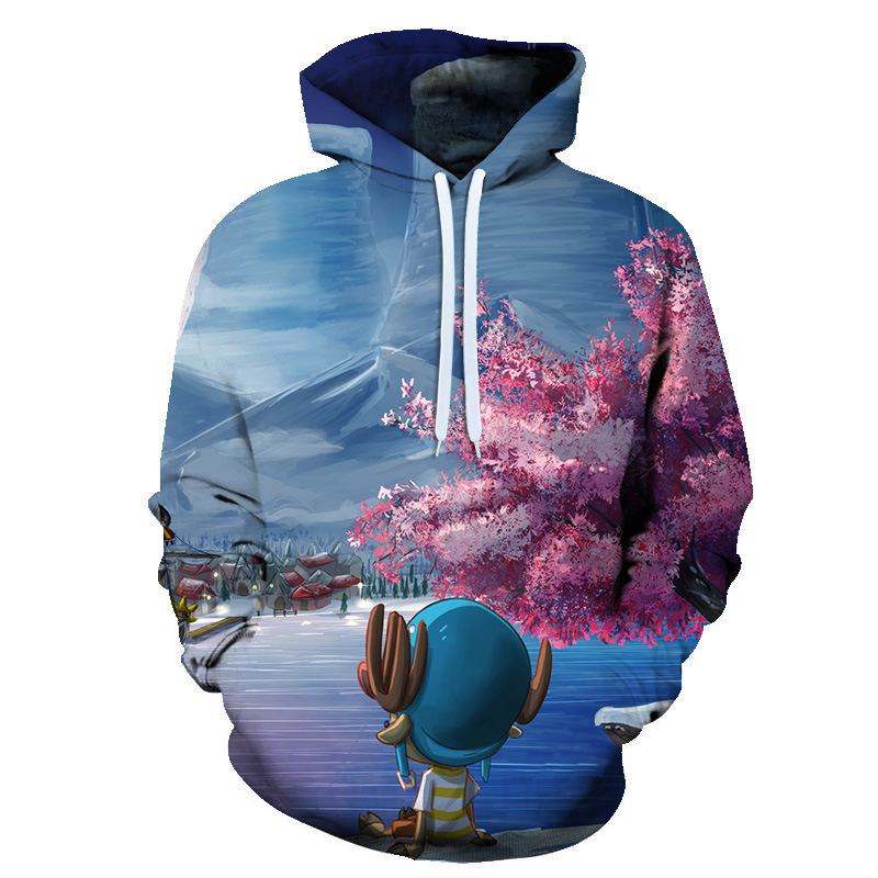2024 Autumn Factory Direct Supply One Piece Luffy Series 3D Wei Yi Handsome Luffy Printed Hoodie Men 2024 Autumn Factory Direct Supply One Piece Luffy Series 3D Wei Yi Handsome Luffy Printed Hoodie Men