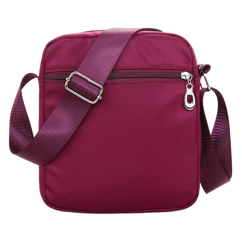 Nueva bolsa de mensajero de las mujeres bolsa pequeña de nylon Oxford bolsa de tela multi-compartimiento pequeña bolsa de mediana edad casual bolsa de hombro ventas directas de la fábrica