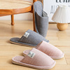 Demi-season slippers, non-slip shoe bag for beloved indoor for pregnant suitable for men and women, soft sole