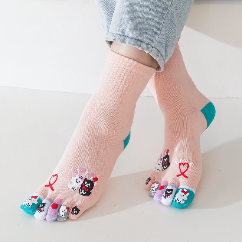Women's cartoon Tabi for toes