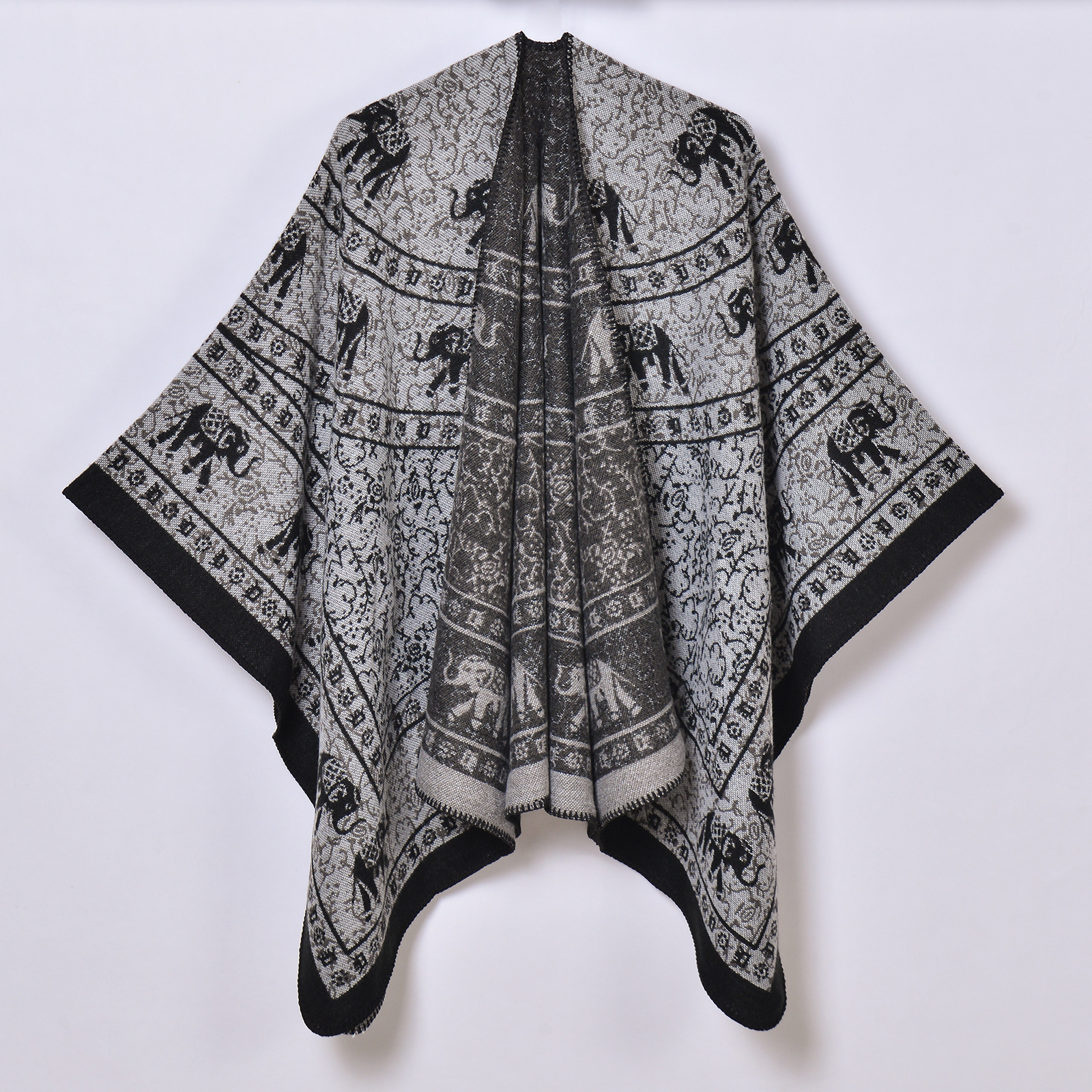 retro ethnic warm cloak