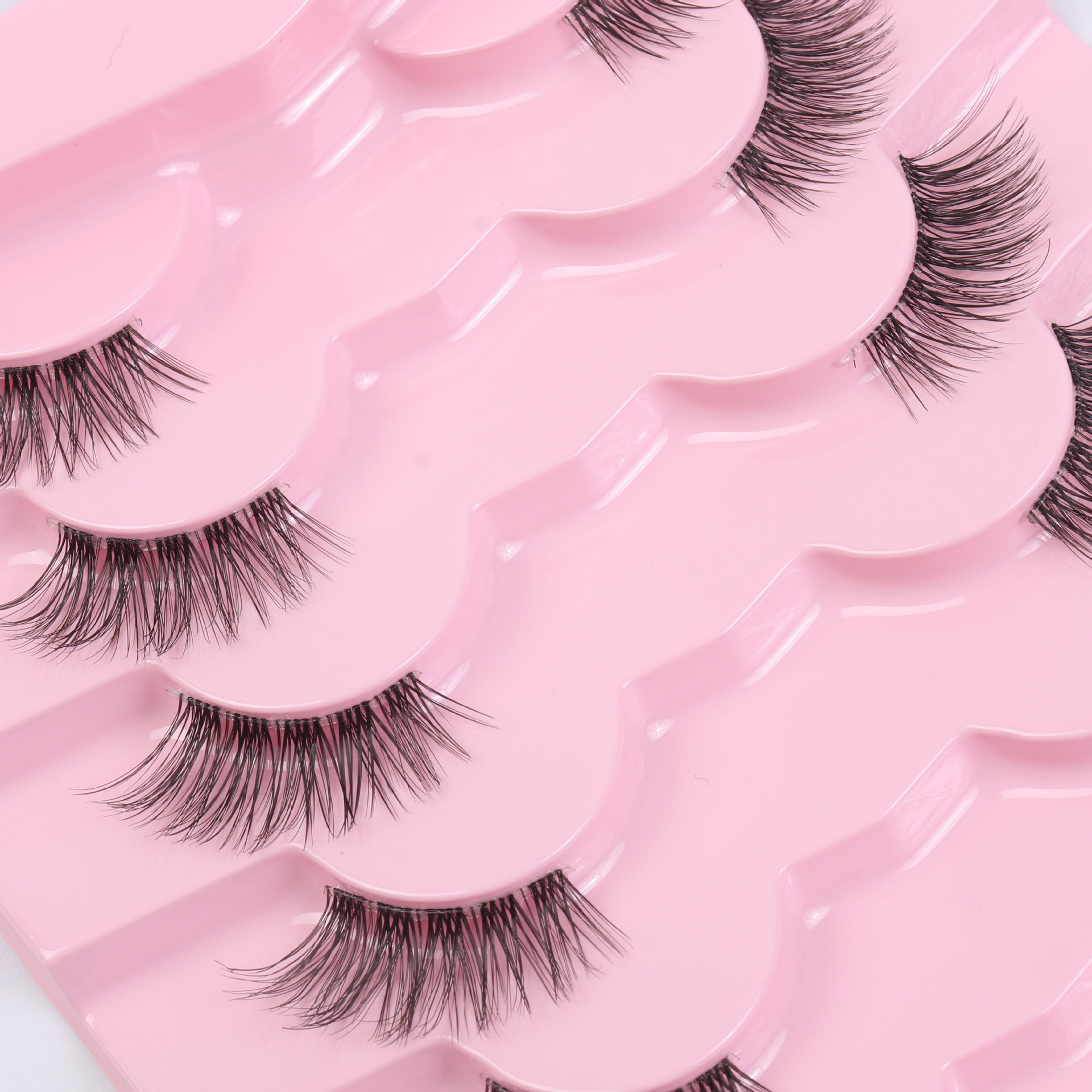 Solid Color Pattern Solid Color Chemical Fiber False Eyelashes 1 Piece