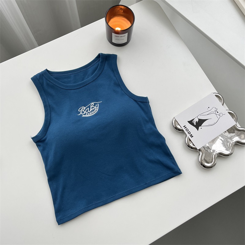 Primavera y verano sin costuras chica caliente que toca fondo chaleco Ropa exterior de mujer con almohadilla en el pecho envuelto en el pecho sin anillo de acero chaleco anti-exposición ropa interior