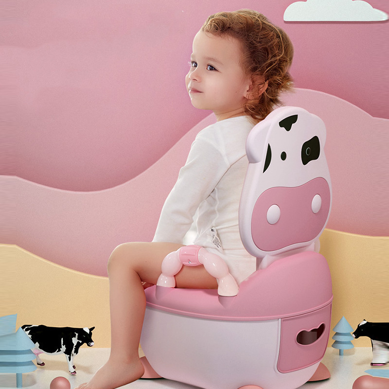 Asiento de entrenamiento para ir al baño para niños y niñas, orinal ergonómico para niños