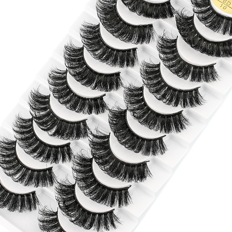 Natural Exaggerated Thick  Multi-layer False Eyelashes 10pair display picture 6