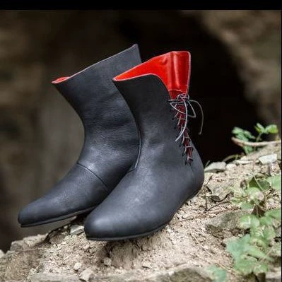 25 новых экспортных весенне-осенних мужских кожаных ботинок на плоской подошве с острым носком в средневековом европейском и американском стиле, мужская обувь большого размера