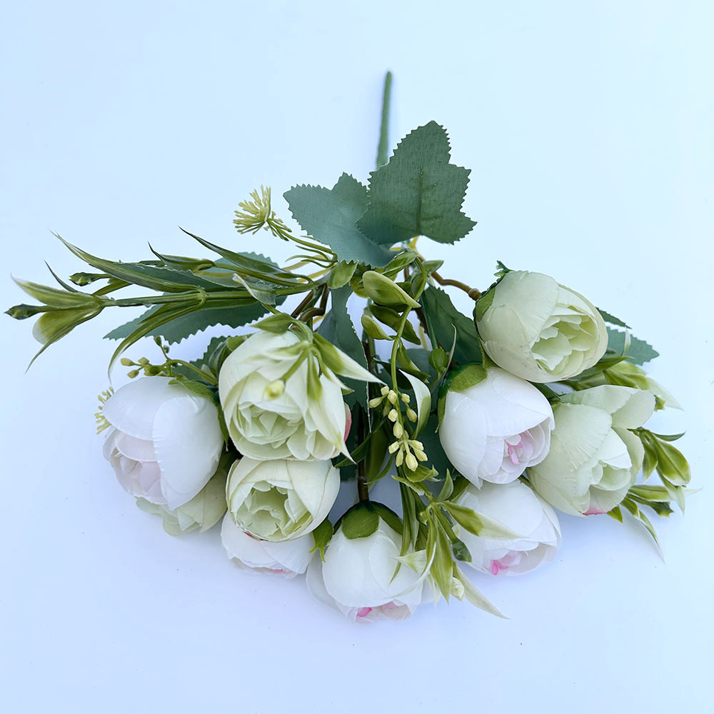Artificial Peony Buds Decorative Silk Flowers For Wedding Decor_voghion.com