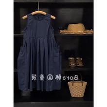 波拉bora韩国女童连衣裙夏装中小孩儿童宝宝网红日常公主薄款裙子