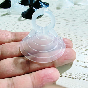 High Temperature Resistant Suction Cup Transparent Silicone Car Swallowtail Sunshade Mushroom Head Suction Cup 45mm Glass Vacuum Suction Cup