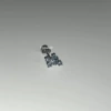 Blue cross earring single