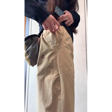 日系多口袋工装休闲裤男2025年春秋季新款锥形修身户外登山冲锋裤