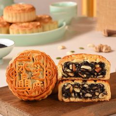 月饼广式五仁月饼传统老式月饼纯手工中秋批发五仁黑芝麻豆沙枣泥