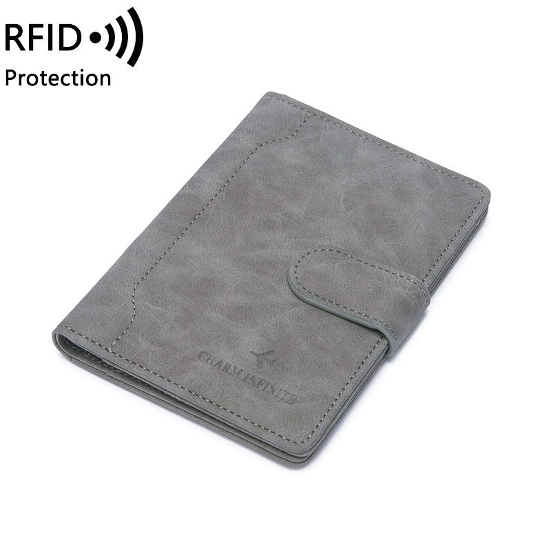 Портмоне-органайзер для паспорта, RFID-блокировка, обложка из кожи, размер 14.8×11×1 см