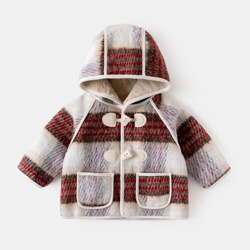 【Complete Set of Upper Outerwear】Dudu's Baby Winter Children's Cartoon Boys and Girls Set Infant Jacket
