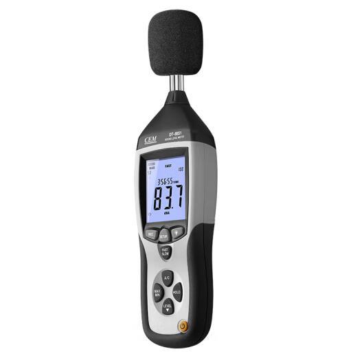 华盛昌DT-8851噪音计DT-8852声级计分贝仪高精度噪音声级计