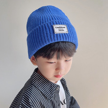 儿童帽子秋冬季痞帅男童毛线帽帅气潮男孩针织帽中大童套头帽2023