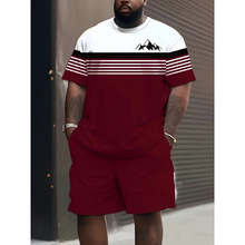 E 48507 Men's printed casual set ��ʿӡ����װ�羳����ͨ