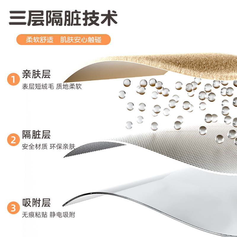 Nuevo inodoro estera impermeable estera del hogar impermeable estera del inodoro adhesivo pegatinas engrosada estera del inodoro