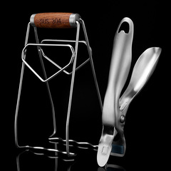 SUS304 stainless steel multi-functional plate clamp anti-slip lifting tray pot stew soup anti-scald bowl lifter