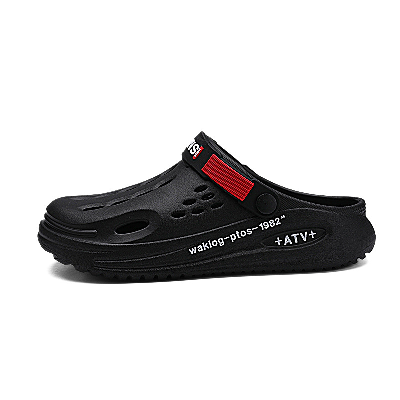 여름 EVA 느낌 BAOTOU 샌들과 슬리퍼 대외 무역 플러스 사이즈 남성 패션 통기성 동굴 신발 외부 샌들과 슬리퍼