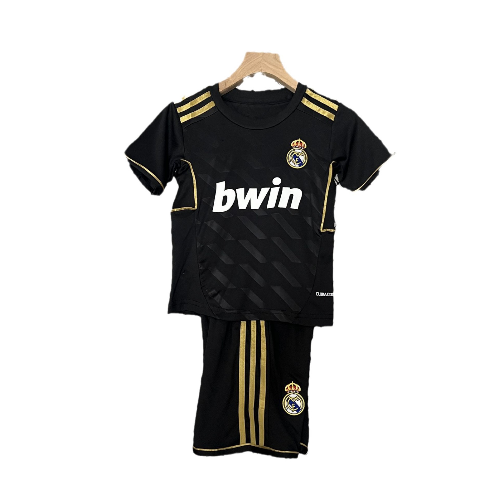 AC Brasil Alemania Real Madrid Camiseta de campo Ropa para niños Camiseta de fútbol Camiseta retro Traje de manga corta para niños