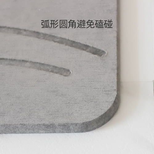 New Chinese style natural diatom mud diatomaceous earth absorbent floor mat shower room bathroom quick-drying non-slip mat floor mat