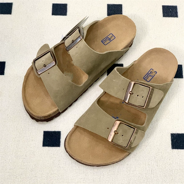 Two-part flip flops antelope brown [unlabeled]