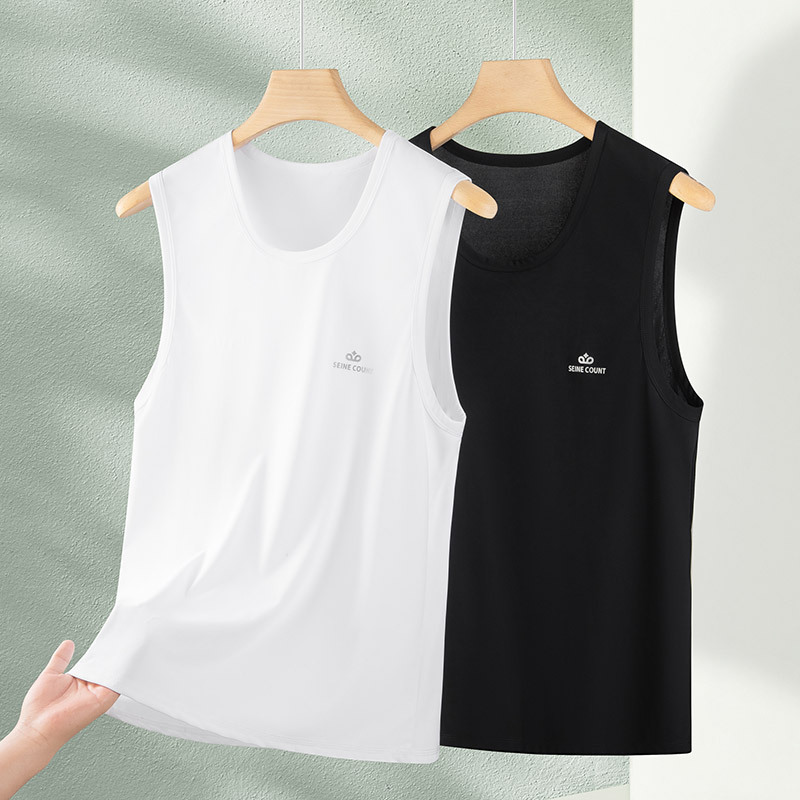 Fitness Vest for Men, Summer Sports, Sleeveless, Washable, Breathable, Loose-Fitting, Quick-Drying, Breathable, Men's Base Layer Wholesale