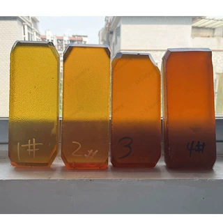 合成压电水晶原石热液水晶 黄色合成水晶原料 未切割块状