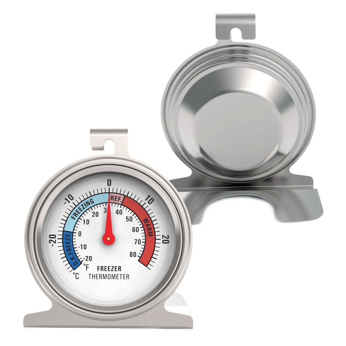 Amazon cocina americana alimentos almacenamiento en frío incubadora congelador Medición de temperatura congelador Acero inoxidable refrigerador termómetro