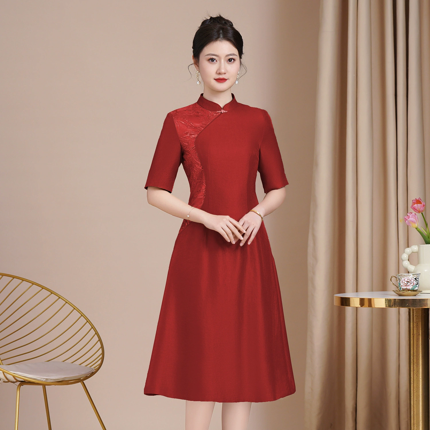 Летнее новое свадебное платье для мамы