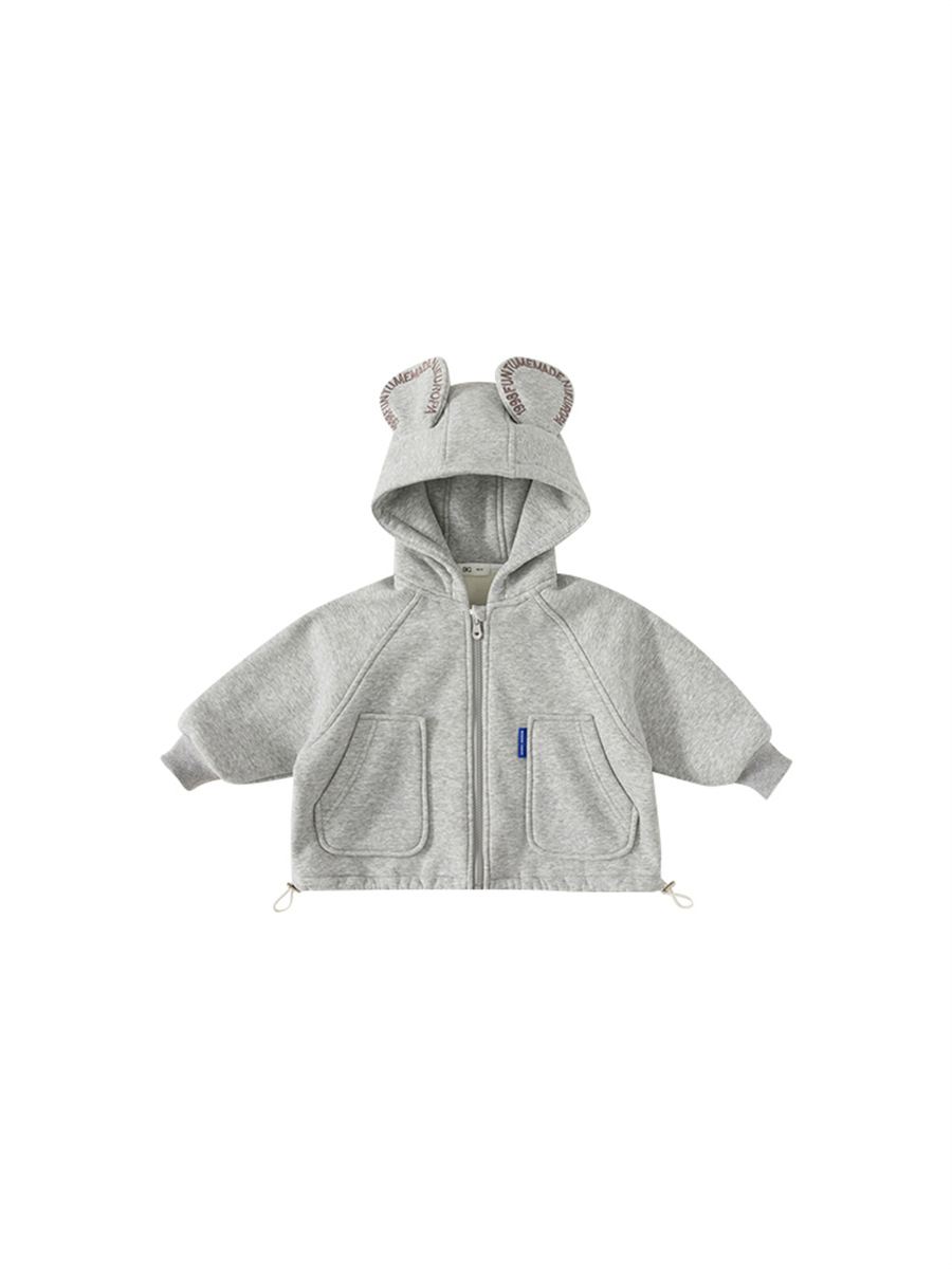 Yibao, ropa para niños, primavera y otoño, ropa para niños, cárdigan, tops para niños, ropa para niños, chaqueta con capucha para niñas de estilo coreano