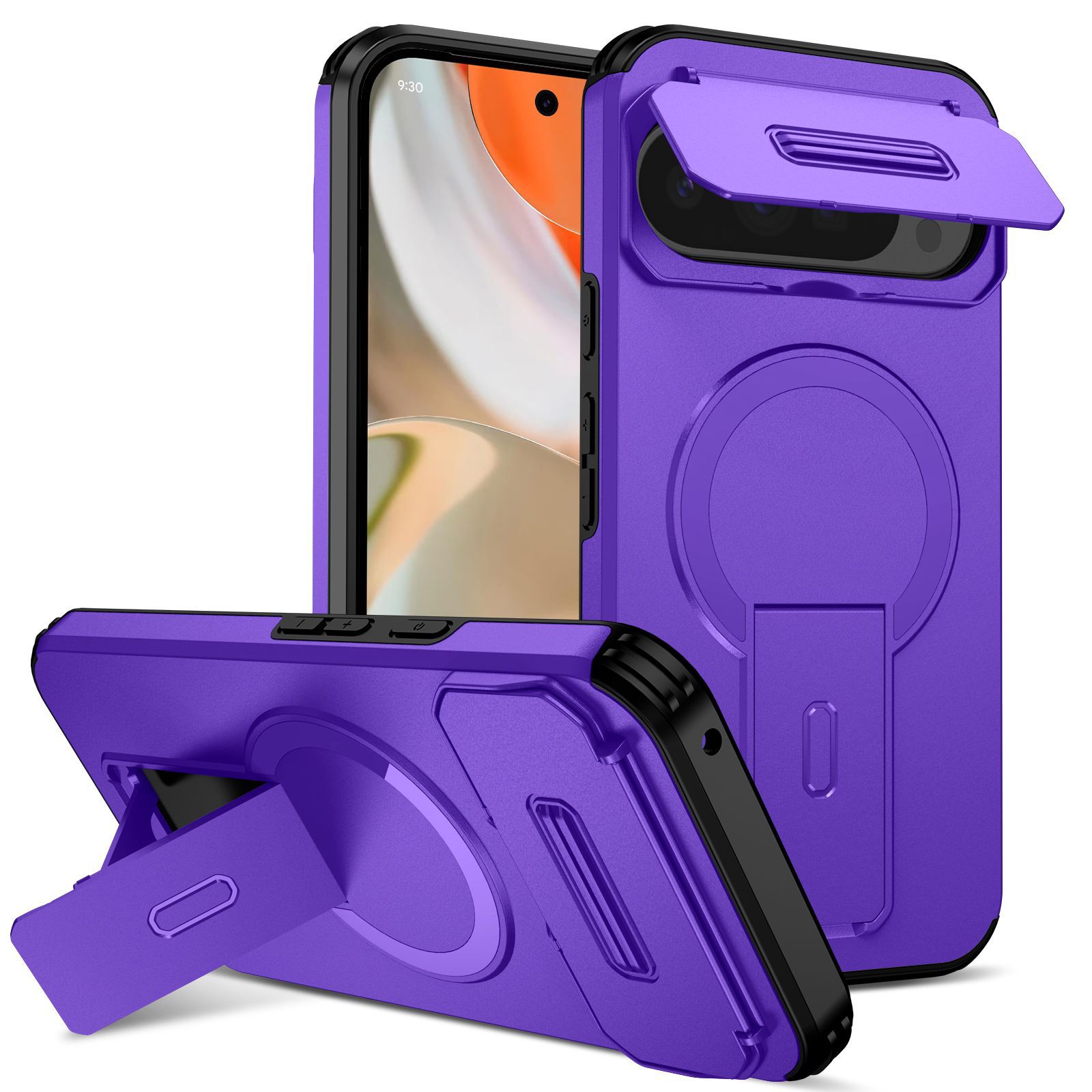 Purple lens charging, invisible tubing
